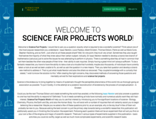sciencefair-projects.org screenshot