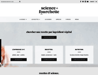 sciencefourchette.com screenshot