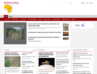 scienceinafrica.com screenshot