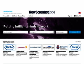 sciencejobs.com screenshot