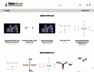 sciencelab.com screenshot