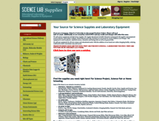 sciencelabsupplies.com screenshot