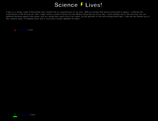 sciencelives.com screenshot