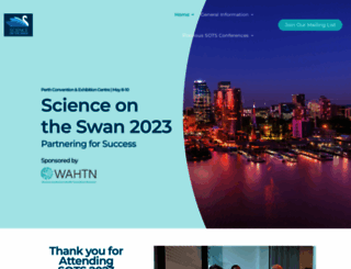 scienceontheswan.com.au screenshot