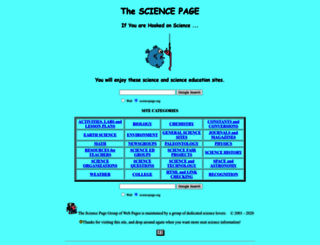 sciencepage.org screenshot