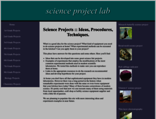 scienceprojectlab.com screenshot