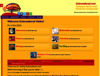 sciensational.com screenshot