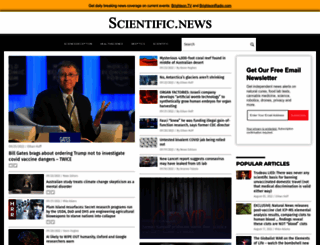scientific.news screenshot