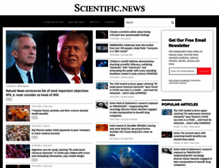 scientific.news screenshot