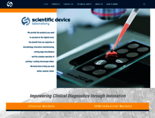 scientificdevice.com screenshot