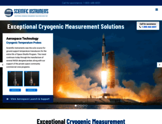 scientificinstruments.com screenshot