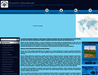 scientificinternational.tradeindia.com screenshot