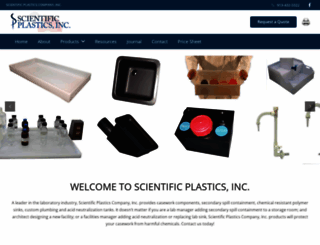 scientificplastics.com screenshot