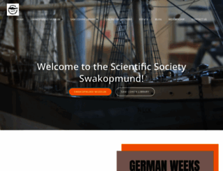 scientificsocietyswakopmund.com screenshot