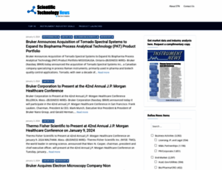 scientifictechnologynews.com screenshot