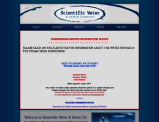 scientificwaterjax.com screenshot