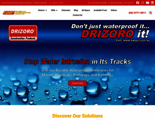 scientificwaterproofingproducts.com.au screenshot