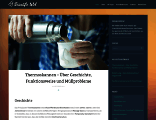scientificweb.de screenshot