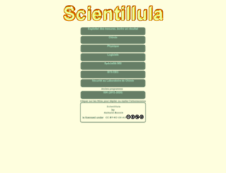 scientillula.net screenshot
