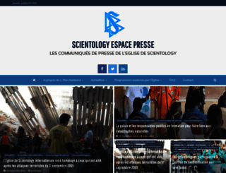 scientologie-espace-presse.fr screenshot