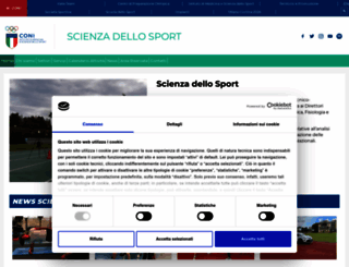 scienzadellosport.coni.it screenshot