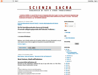 scienzasacra.blogspot.it screenshot