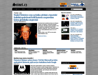 scinet.cz screenshot