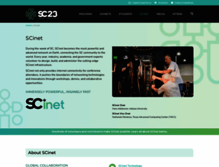 scinet.supercomputing.org screenshot