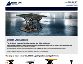 scissorliftsaustralia.com.au screenshot