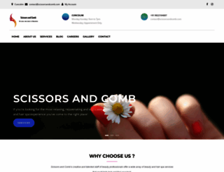 scissorsandcomb.com screenshot