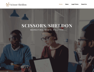 scissorsheldon.com screenshot