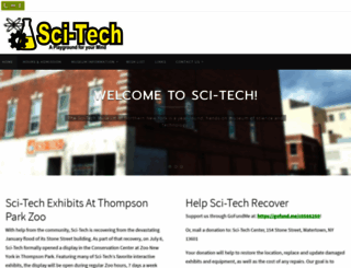 scitechcenter.org screenshot