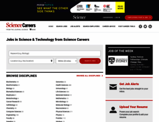 scjobs.sciencemag.org screenshot