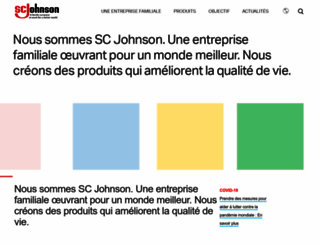 scjohnson.fr screenshot