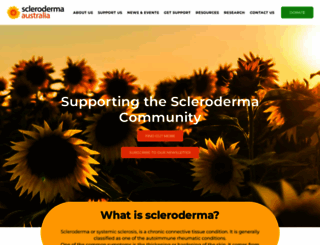 sclerodermaaustralia.com.au screenshot