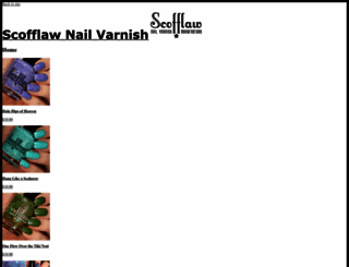 scofflawvarnish.bigcartel.com screenshot
