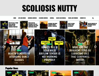scoliosisnutty.com screenshot