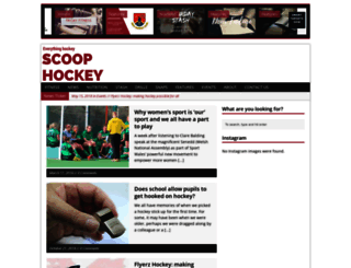 scoophockey.wordpress.com screenshot