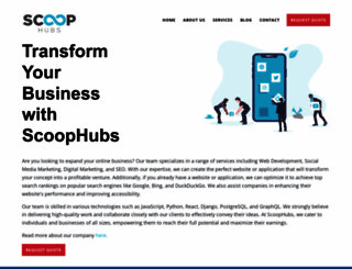 scoophubs.com screenshot