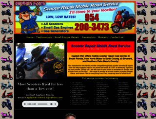 scooter-repair-mobile-road-service.com screenshot