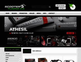 scooter-tuning.com screenshot