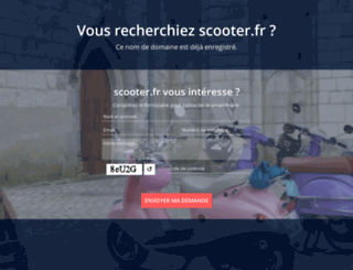 scooter.fr screenshot