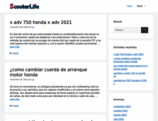 scooterlife.es screenshot