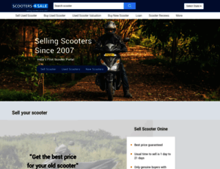 scooters4sale.in screenshot