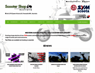 scootershop.com.au screenshot