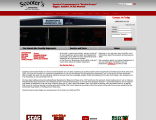 scooterslawnmower.com screenshot