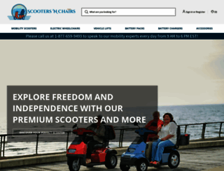 scootersnchairs.com screenshot