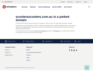 scootersscooters.com.au screenshot
