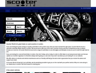 scooterworld.co.uk screenshot