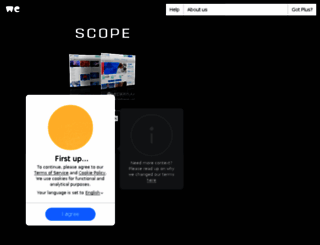 scopedigital.wetransfer.com screenshot